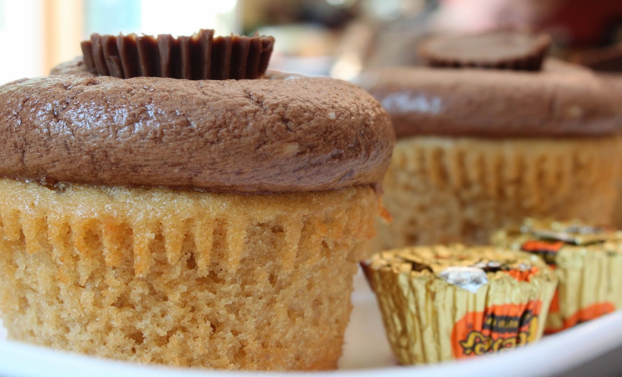 Double Peanut Butter Cup Cupcakes