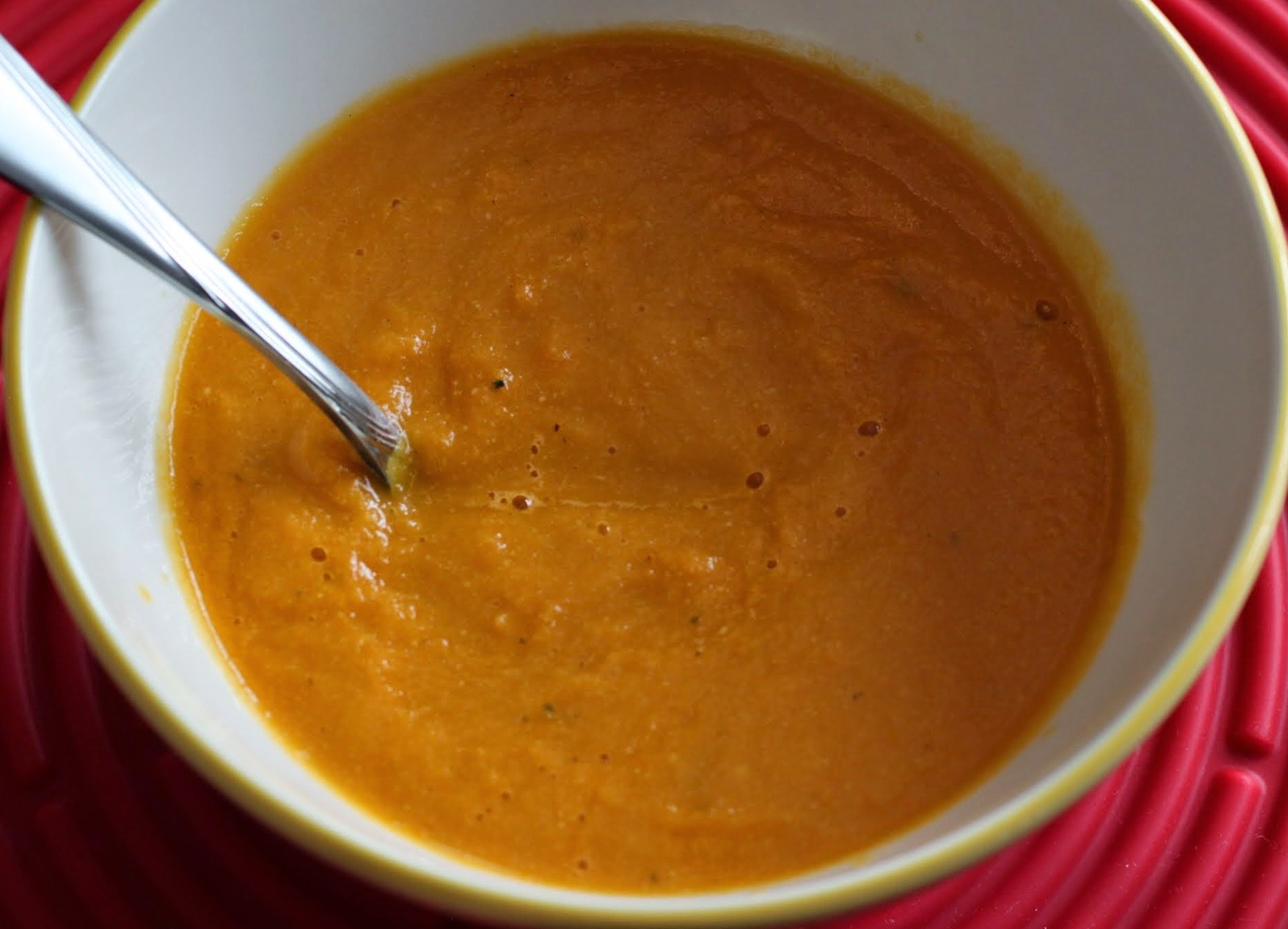 Carrot Ginger Cashew Soup