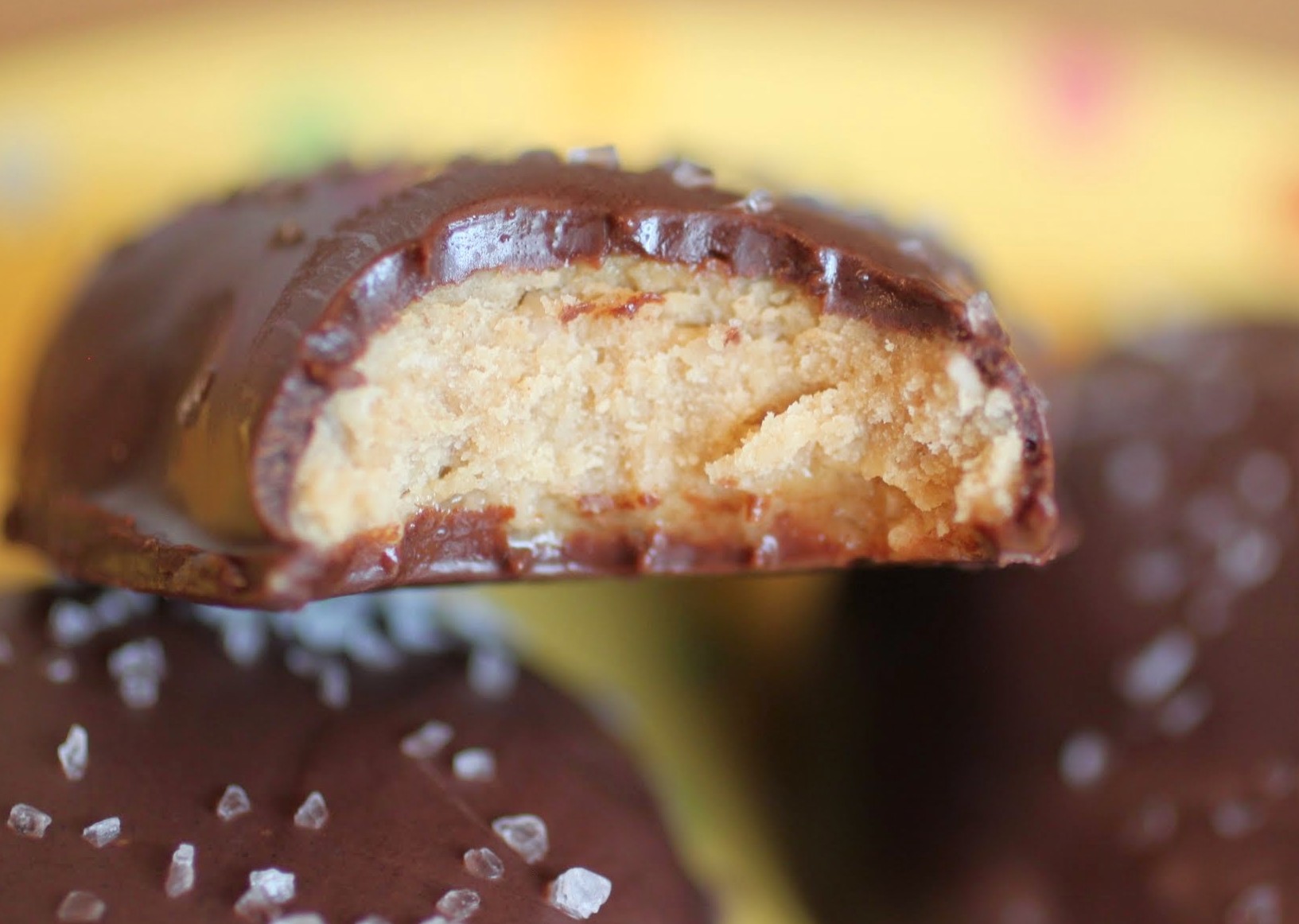 Salted Chocolate Peanut Butter Eggs