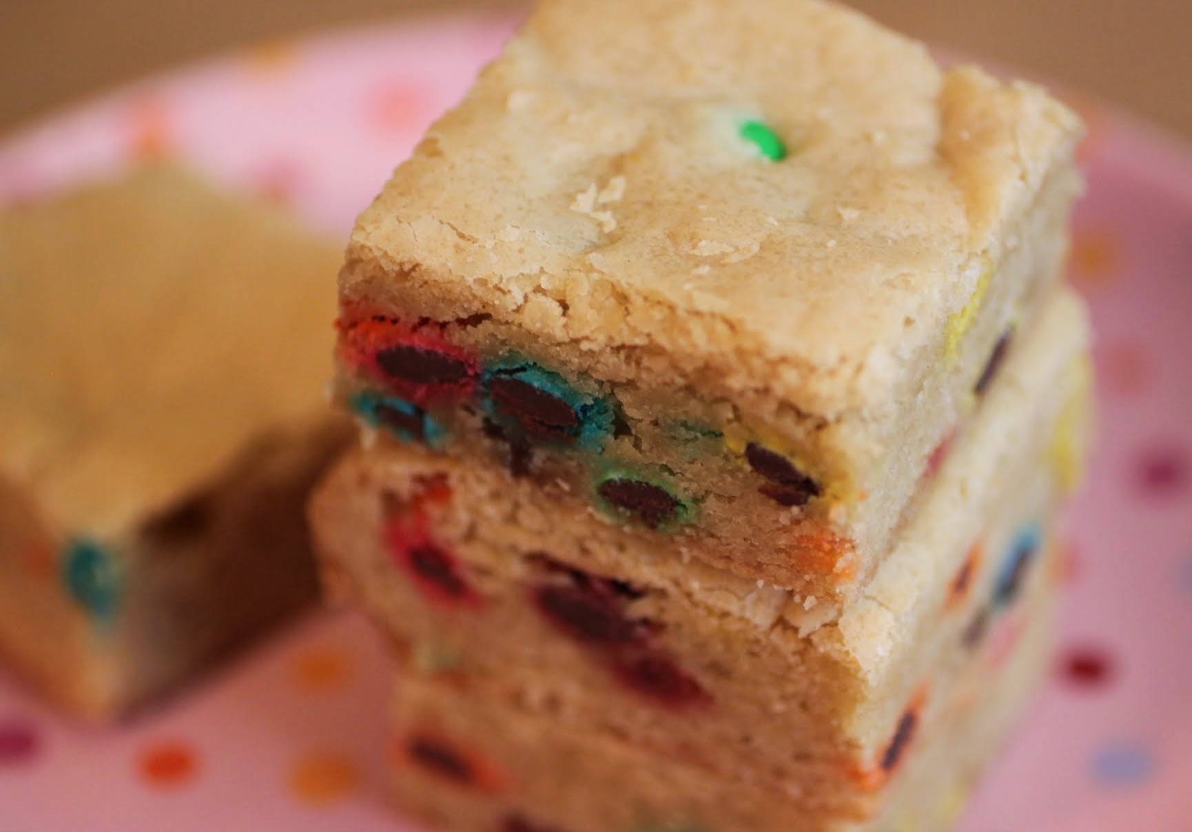 Browned Butter M & M Blondies