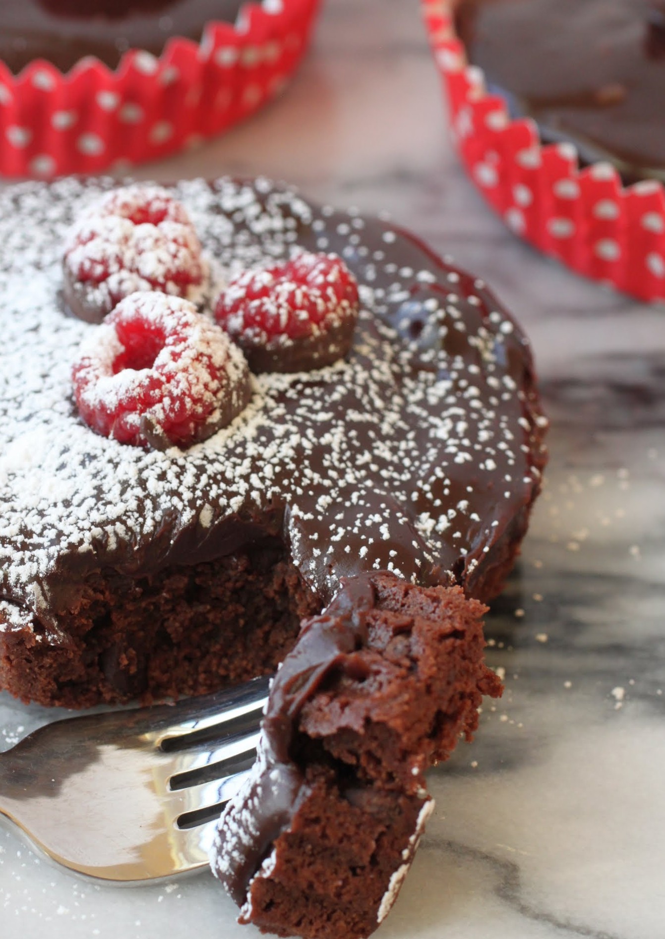 Chocolate Ganache Brownie Mini-Torte (GF)