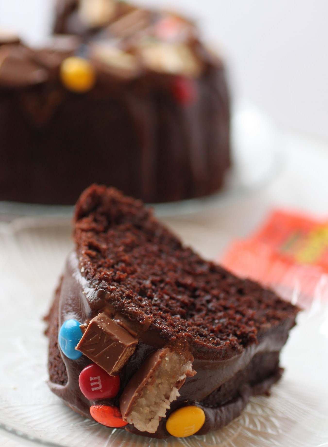 Candy Bar Chocolate Bundt Cake