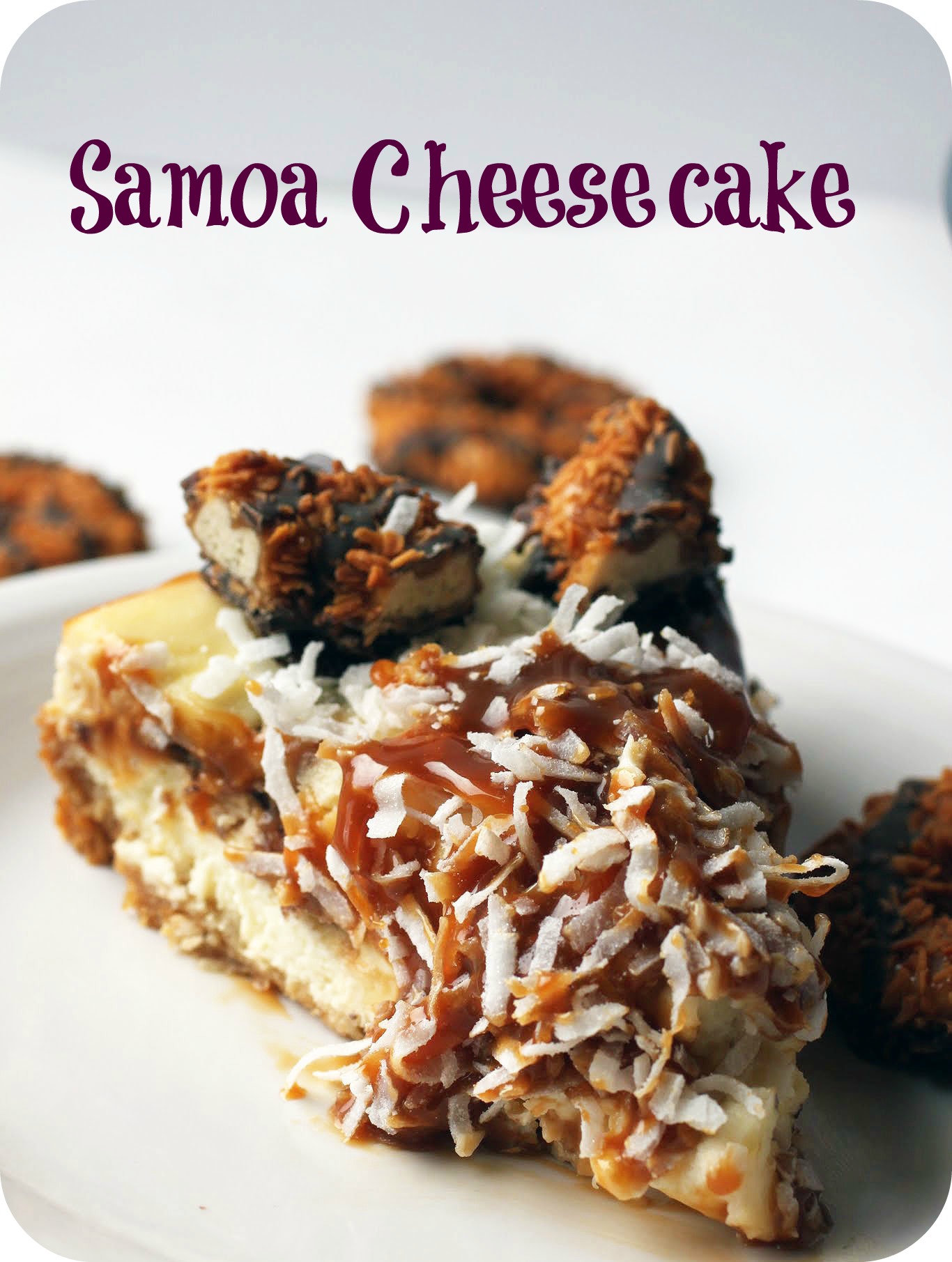 Samoa Cheesecake