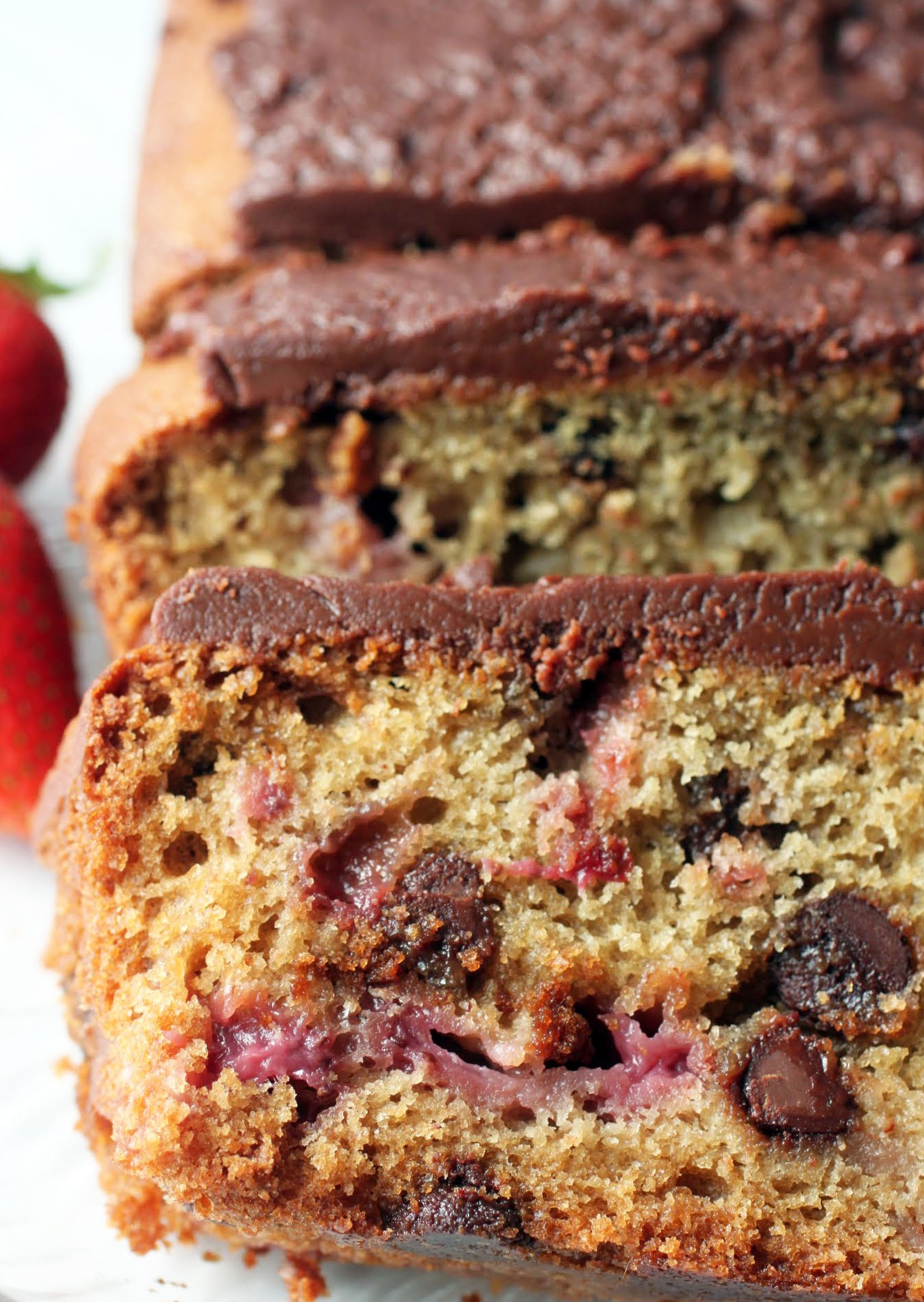 Chocolate-Covered Strawberry Bread