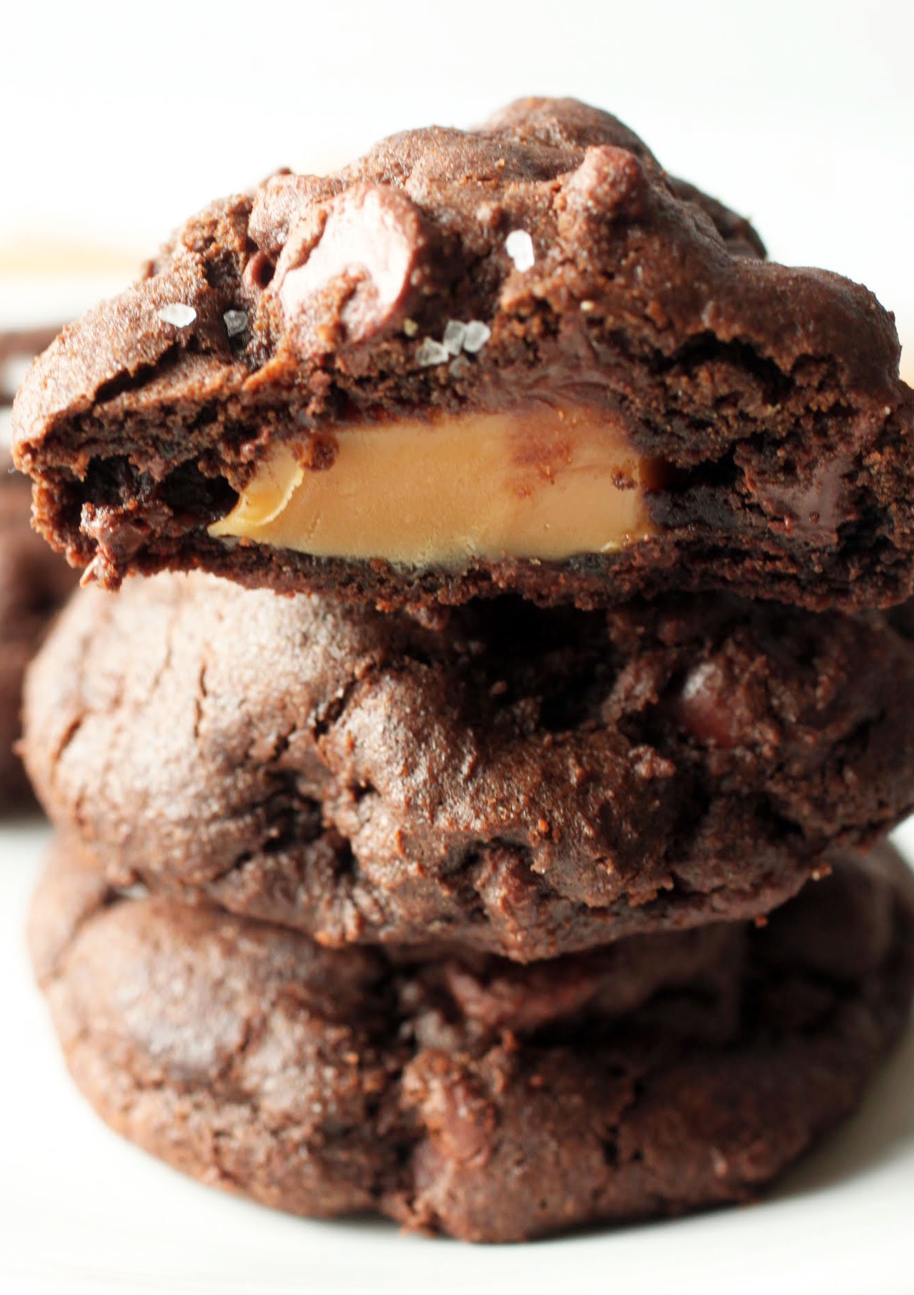 Chocolate Salted Caramel Cookies