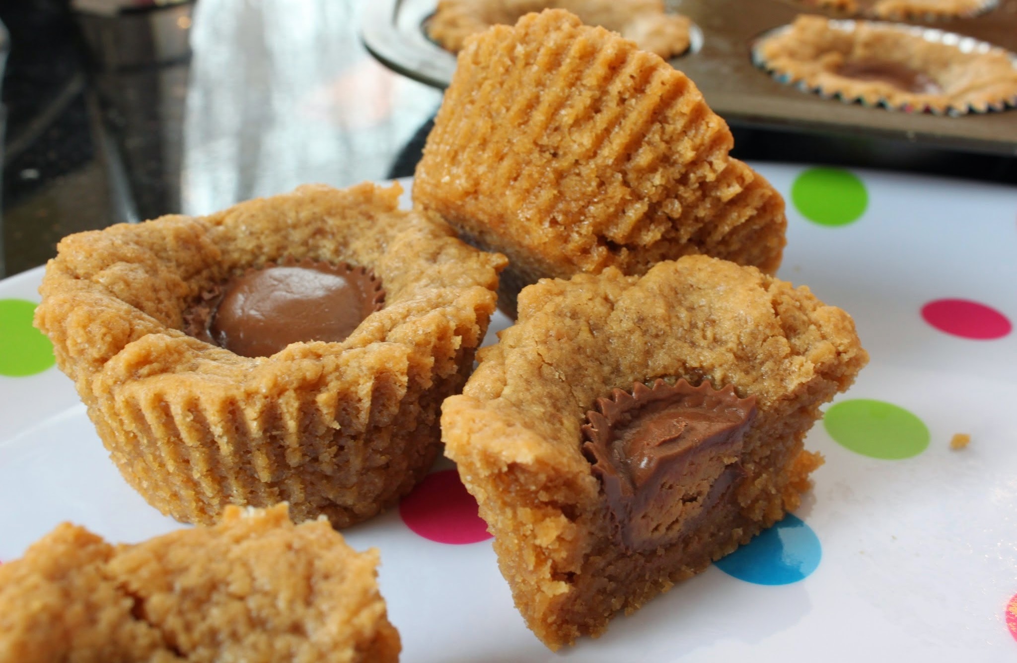 Peanut Butter Cup Cookie Cupcakes
