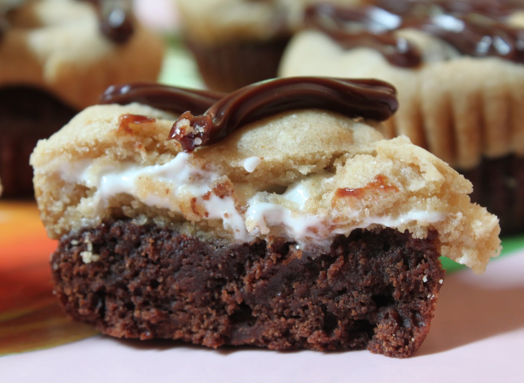 S’more Brownie Cupcakes