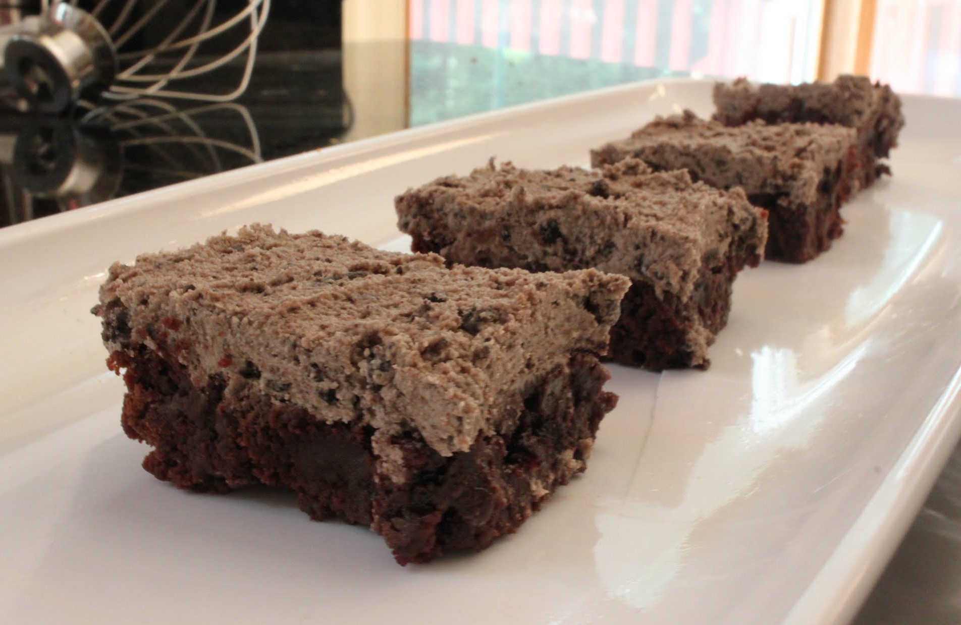 Cookies And Cream Frosted Brownies