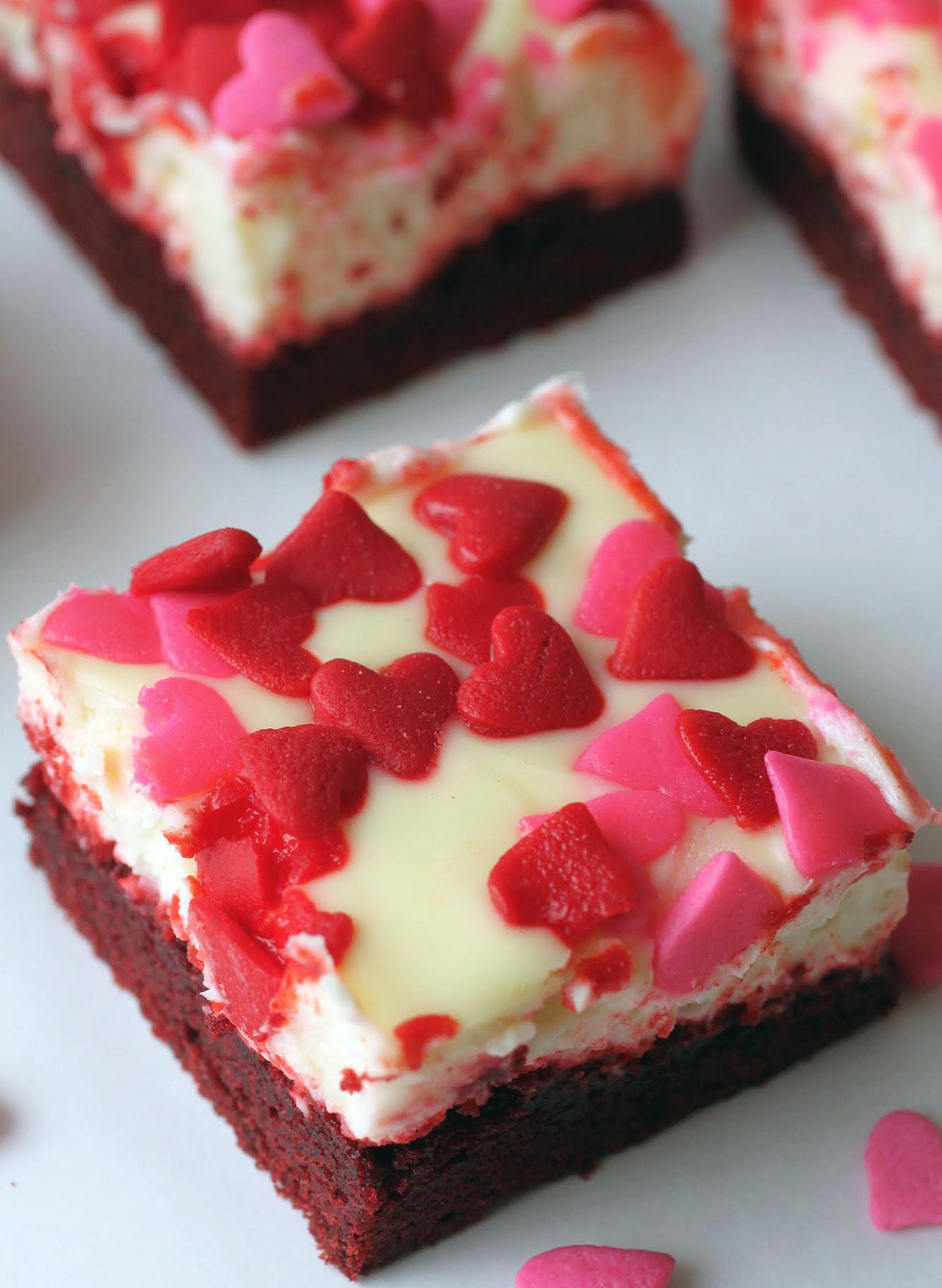 Red Velvet Cheesecake Bars